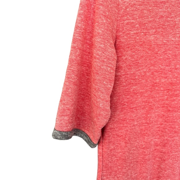 LulaRoe NWT Julia Heather Red T-shirt Dress Medium - Picture 2 of 8